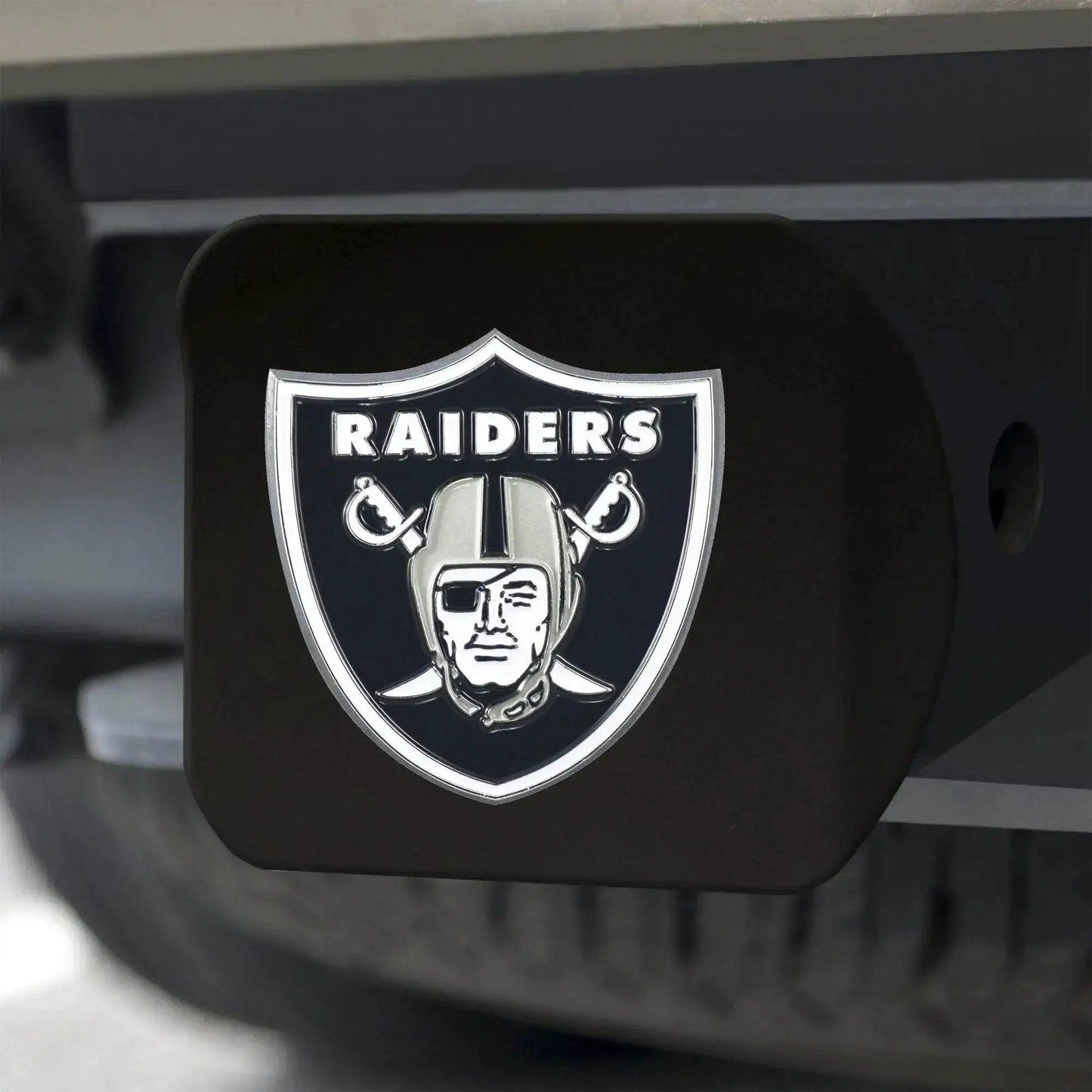 Las Vegas Raiders Hitch Cover 3D Emblem Heavy Duty Black - ToylandEU™
