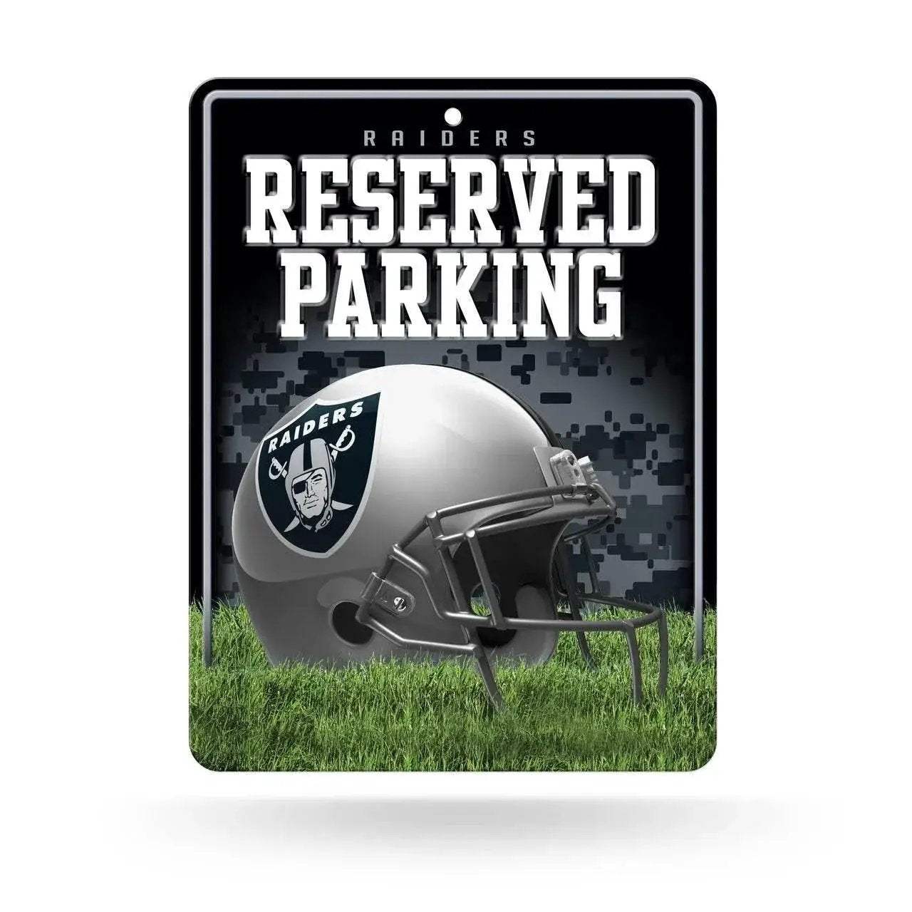 Las Vegas Raiders Parking Sign Metal 8 By 11 4 Color - ToylandEU™