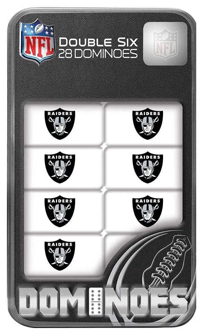 Las Vegas Raiders Resin Dominoes Set With Collectible Tin - ToylandEU™