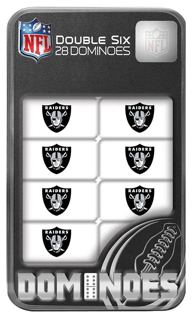 Las Vegas Raiders Resin Dominoes Set With Collectible Tin - ToylandEU