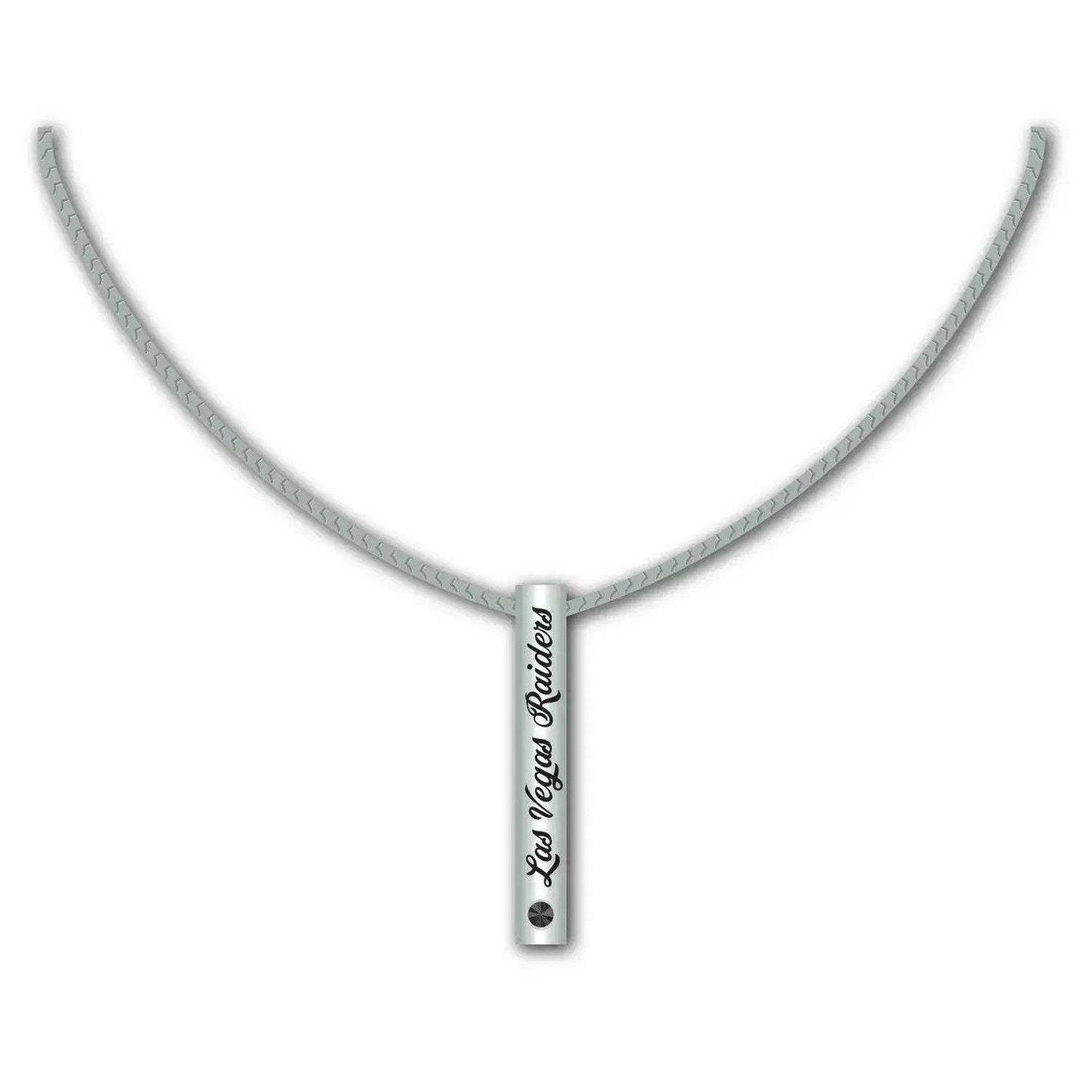 Las Vegas Raiders Silver Bar Necklace Pendant Jewelry - ToylandEU™