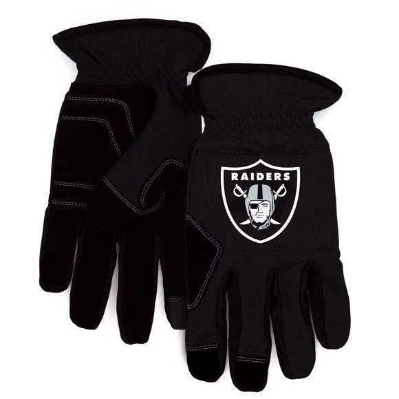 Las Vegas Raiders Work Gloves With Padded Durability - ToylandEU™