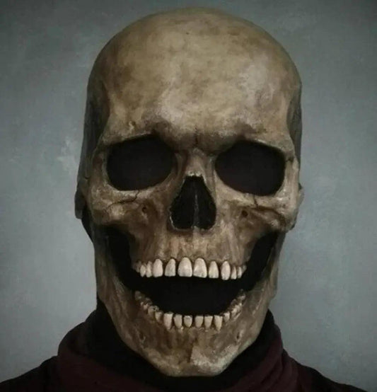 Latex Skull Mask Movable Jaw Halloween Mask - ToylandEU™