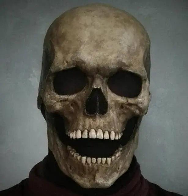Latex Skull Mask Movable Jaw Halloween Mask - ToylandEU™