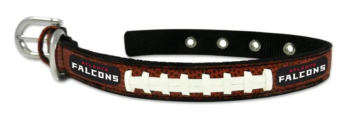 Atlanta Falcons Leather Pet Collar Classic Football Small - ToylandEU™