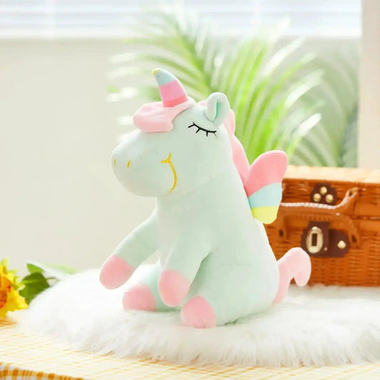 Led Light Up Unicorn Plush Toy With Music Glow - ToylandEU™