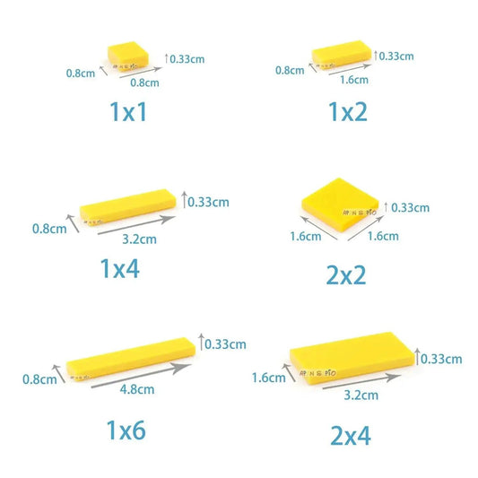 Lego Compatible 1x1 Building Blocks Educational Set CE - ToylandEU™
