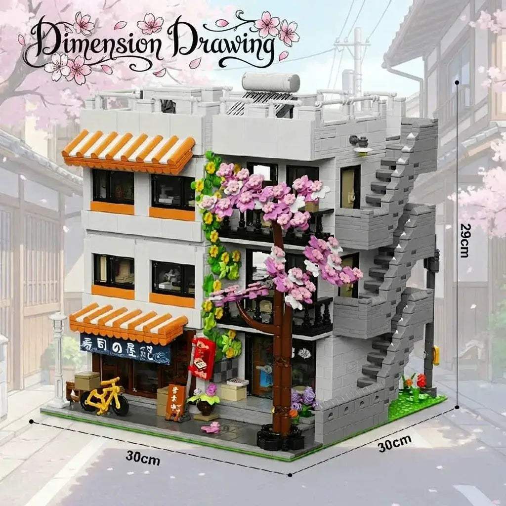 Lego Compatible Architecture Building Block Set With Lighting - ToylandEU