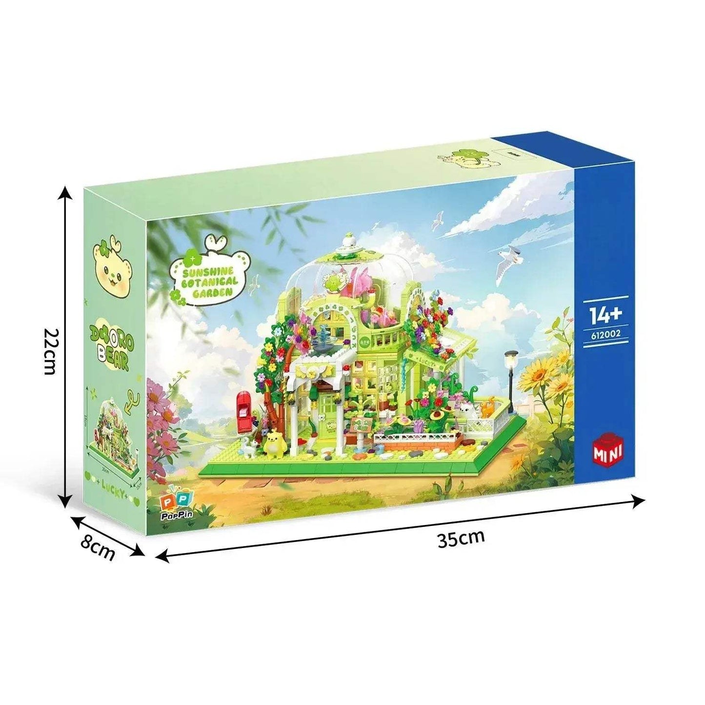Lego Compatible Botanical Garden Building Blocks Set Cute Bear - ToylandEU