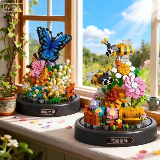 Lego Compatible Building Block Flowers Secret Messages - ToylandEU™