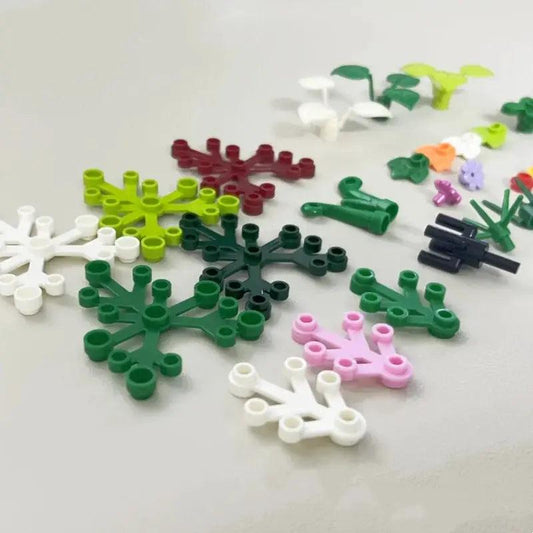 Lego Compatible Building Block Toy For Kids Tree Leaves - ToylandEU™