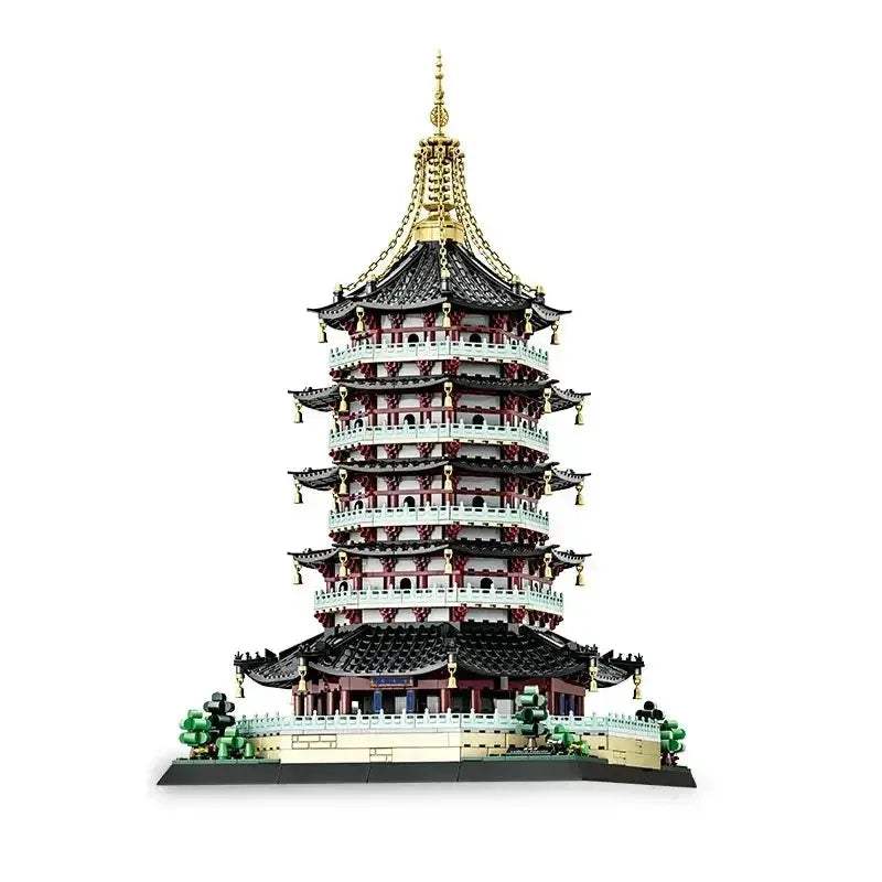 Lego Compatible Building Block Toys Leifeng Pagoda Model - ToylandEU