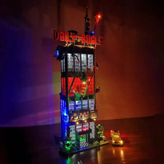 Lego Compatible Daily Bugle Building Blocks With Light - ToylandEU™