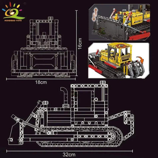 Lego Compatible Engineering Truck Building Block Set For Kids - ToylandEU