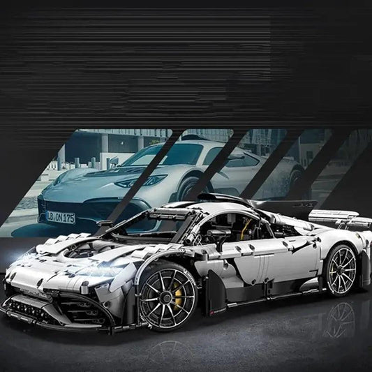 Lego Compatible Hypercar Brick Kit With Motor - ToylandEU™
