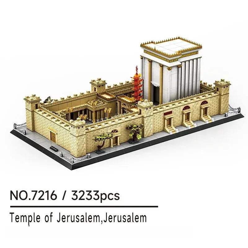 Lego Compatible Jerusalem Temple High Difficulty Large Scale Building Kit - ToylandEU