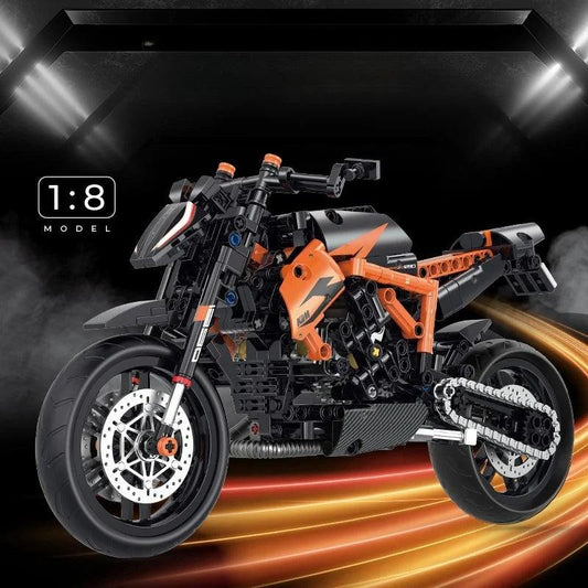 Lego Compatible Motorbike Building Blocks Set 529 Pcs Unisex - ToylandEU™