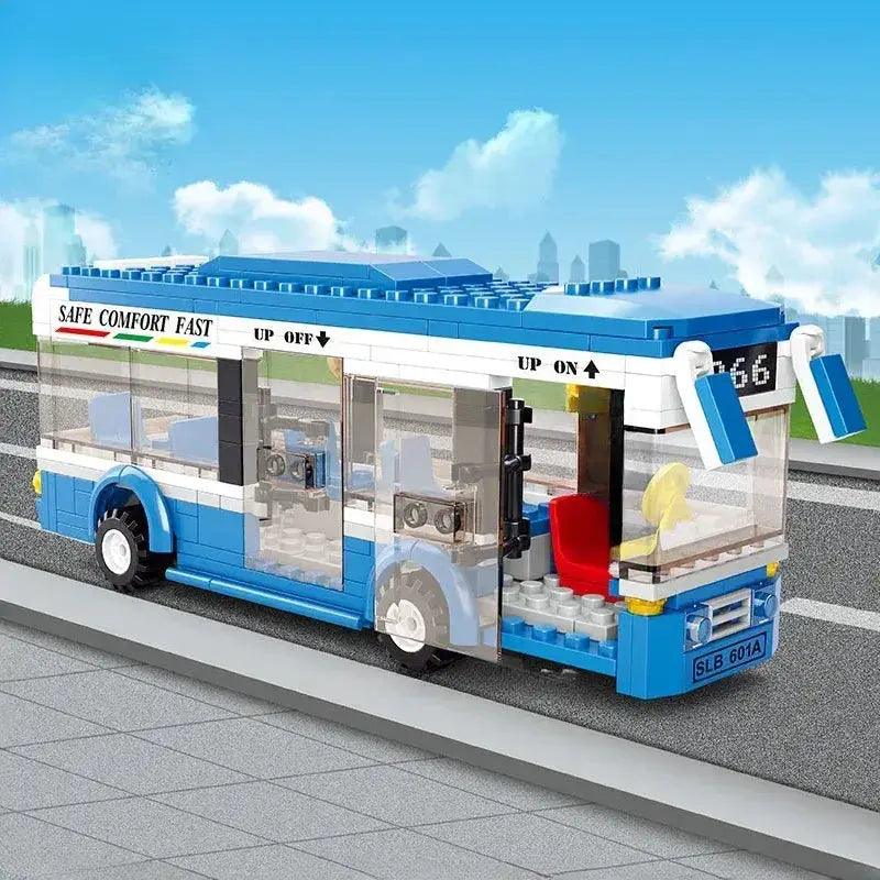 Lego Compatible Police Patrol Car Helicopter Educational Set - ToylandEU™