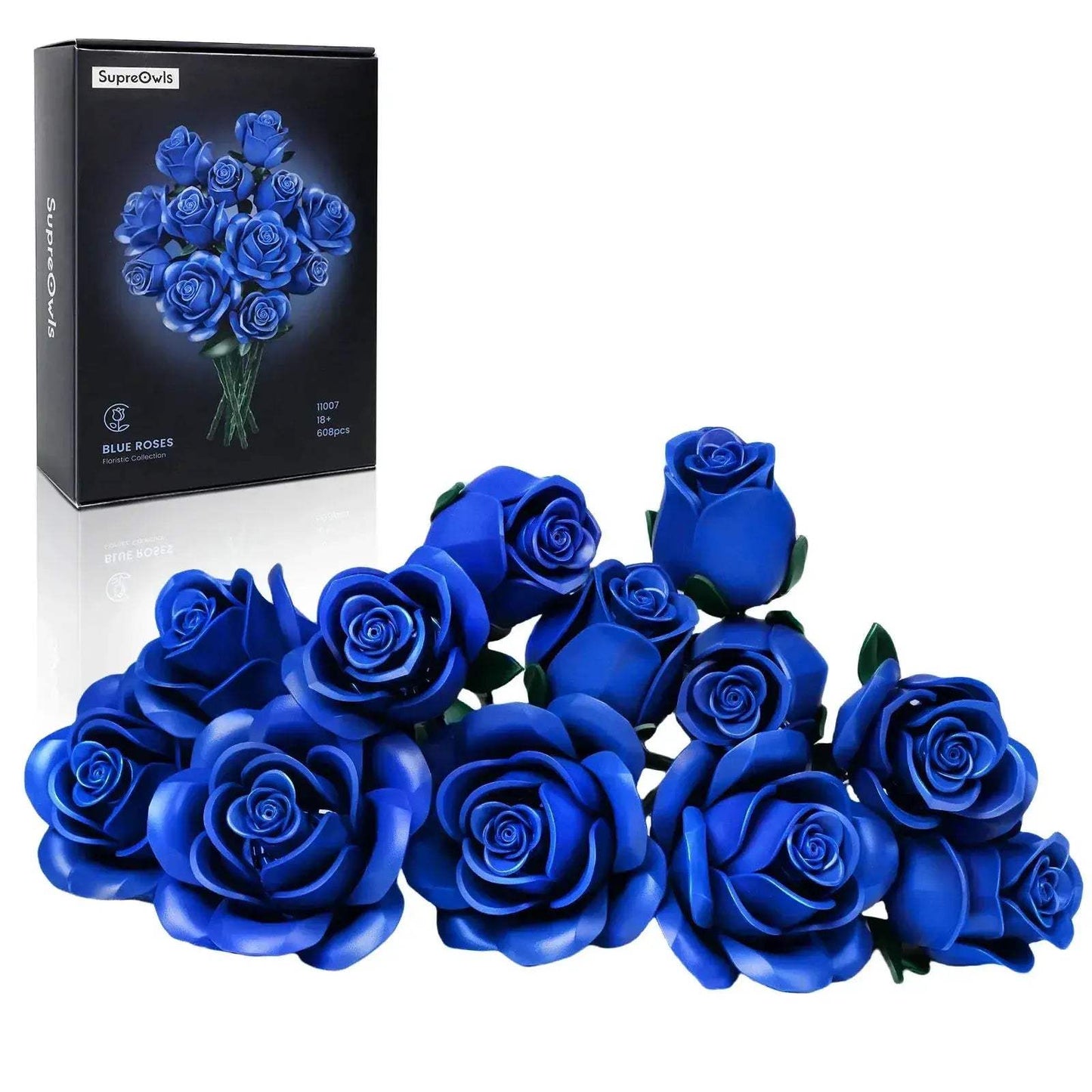 Lego Compatible Roses Bouquet Building Blocks For Wedding Decor - ToylandEU