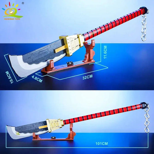 Lego Compatible Samurai Sword Building Blocks Durable - ToylandEU™