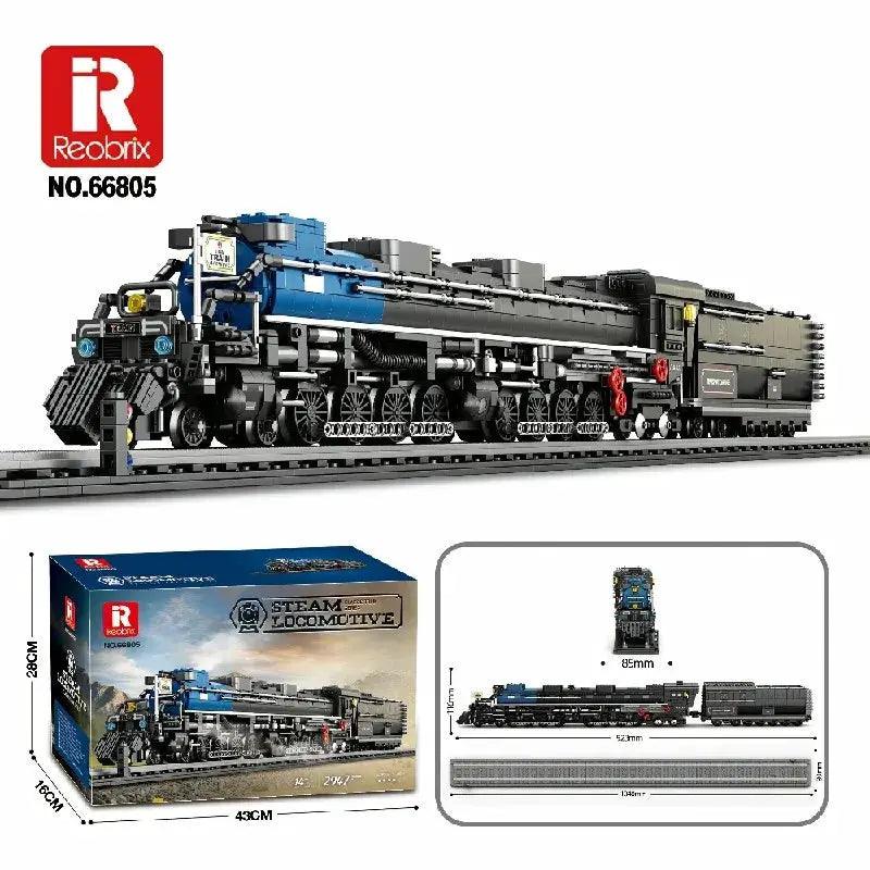 Lego Compatible Train Building Blocks Railway Track Set - ToylandEU™