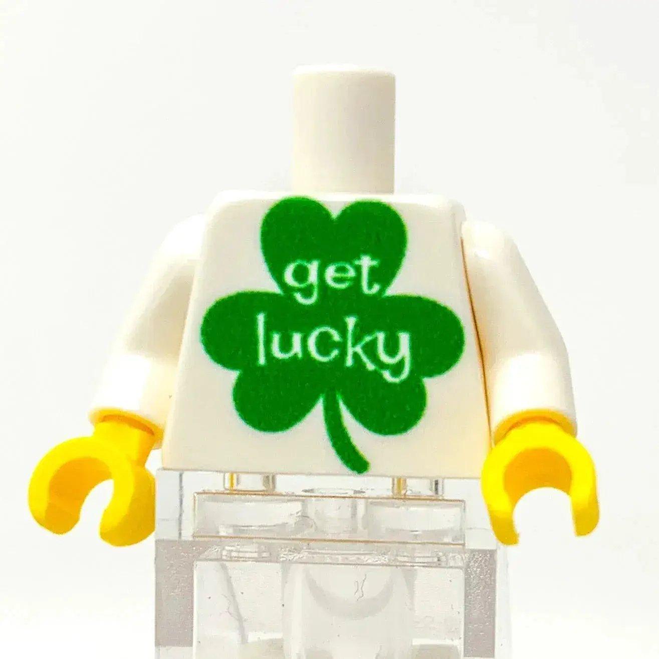 Lego Minifig Torso Custom Printed Get Lucky - ToylandEU™