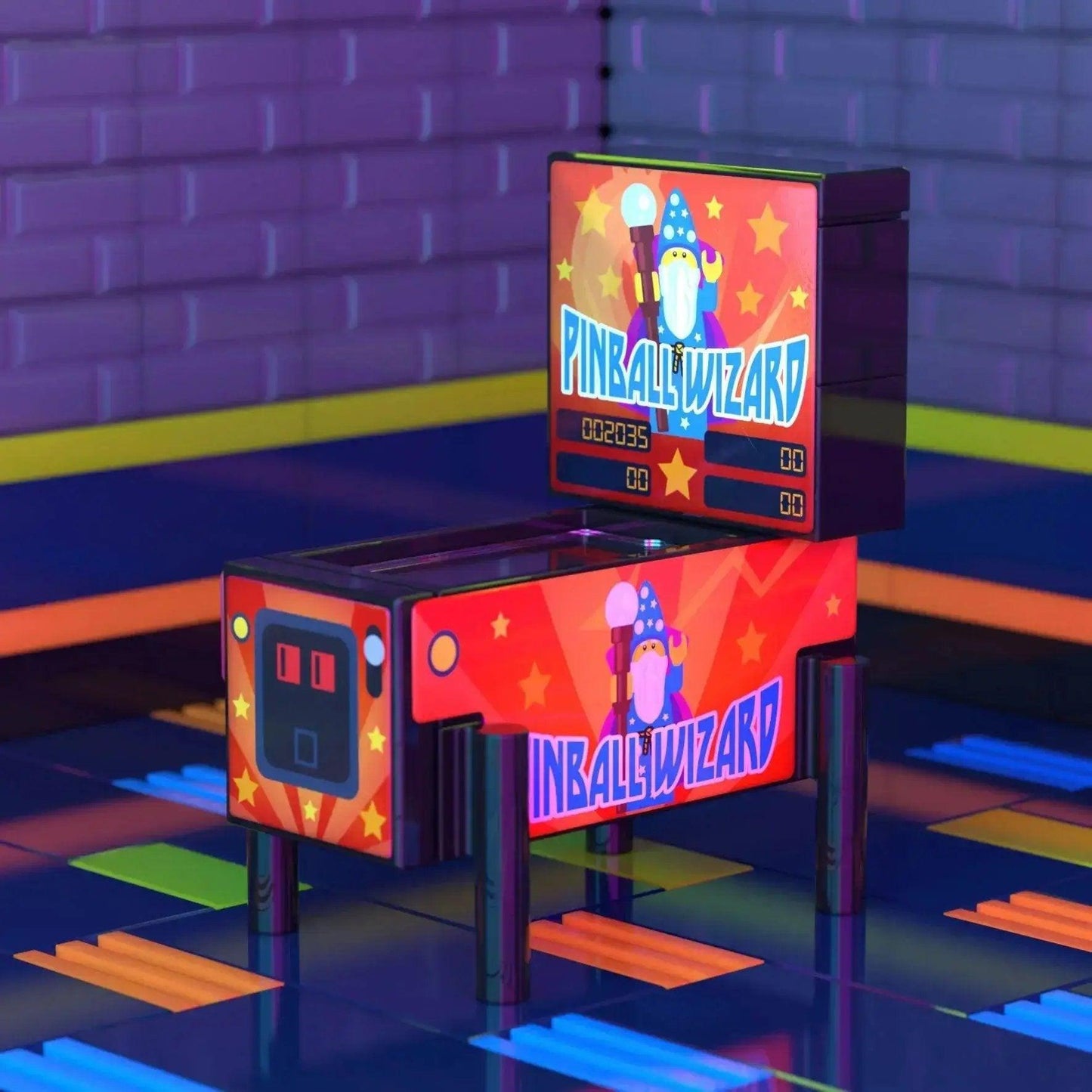 Lego Pinball Arcade Building Set With Custom Decals - ToylandEU™
