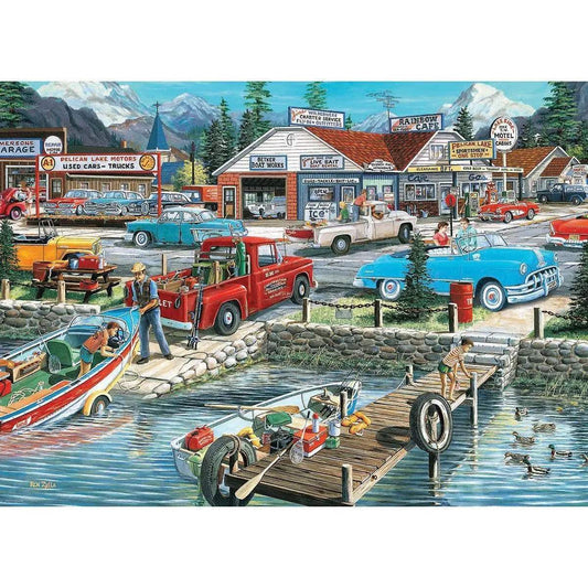 Lets Go Fishing 1000 Piece Jigsaw Puzzle Eurographics Premium Quality - ToylandEU