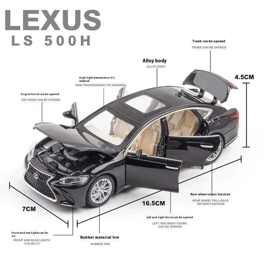 Lexus LS500H Diecast Sound And Light Car | - ToylandEU™