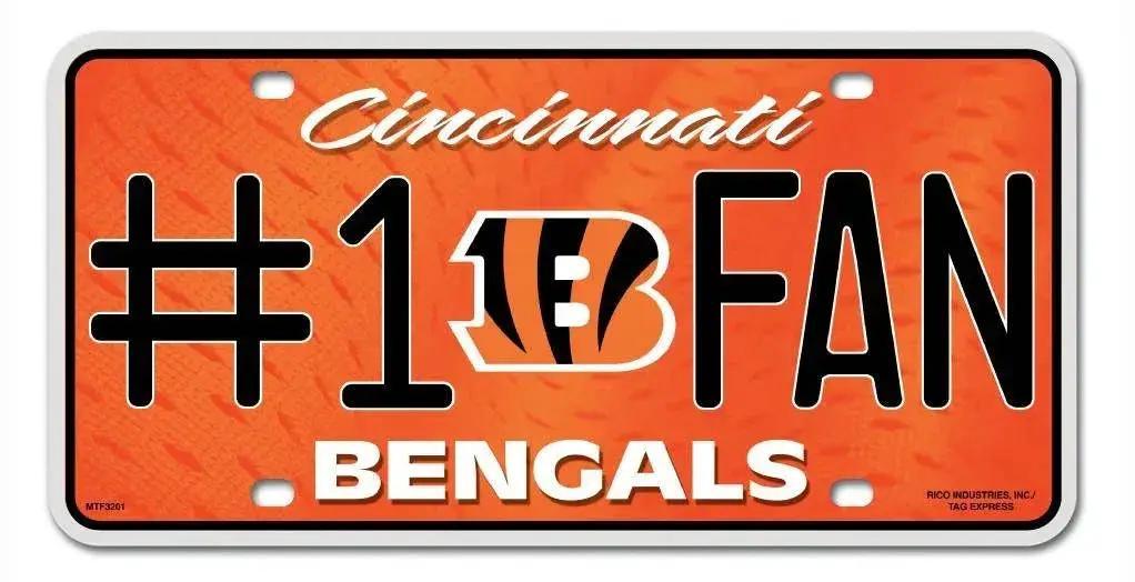 Cincinnati Bengals License Plate #1 Fan - ToylandEU™