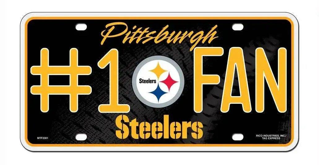 Pittsburgh Steelers License Plate #1 Fan - ToylandEU™