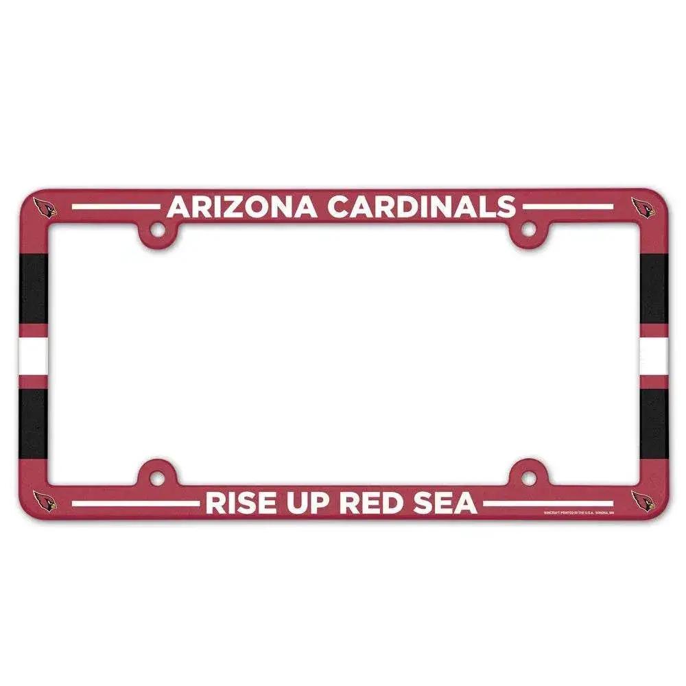 Arizona Cardinals License Plate Frame Plastic Full Color Style - ToylandEU™