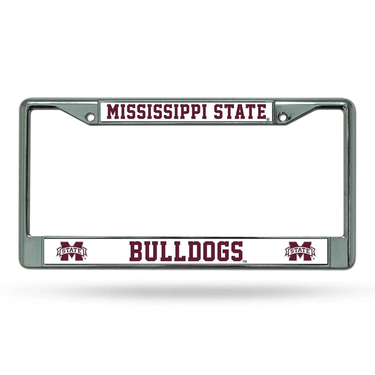 Mississippi State Bulldogs License Plate Frame Chrome - ToylandEU™