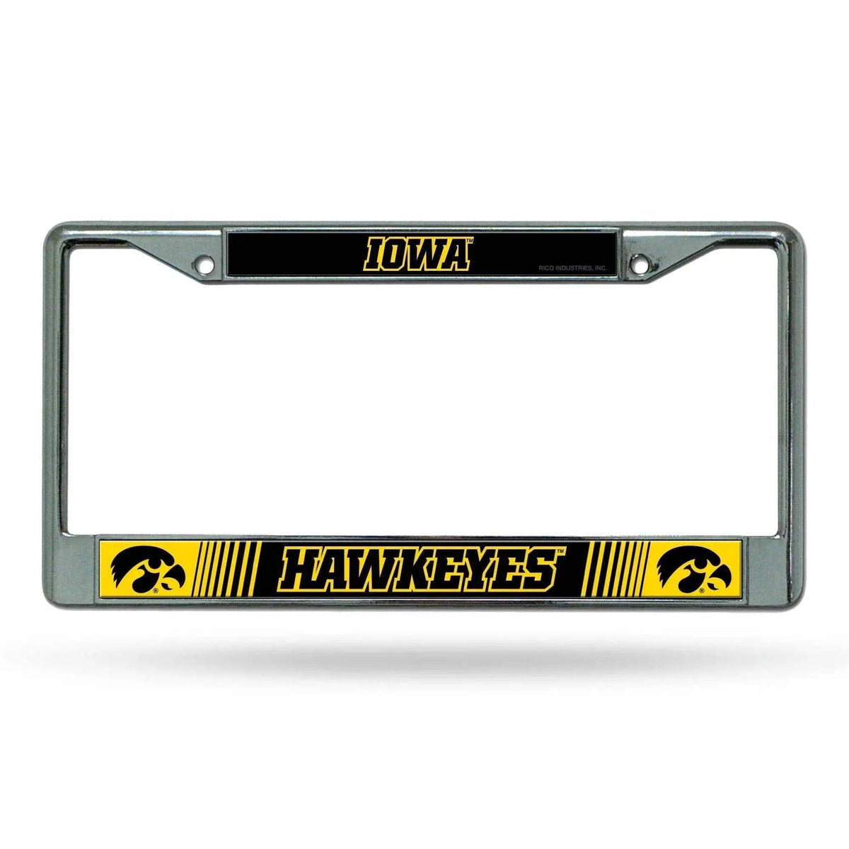 Iowa Hawkeyes License Plate Frame Chrome Printed Insert - ToylandEU™