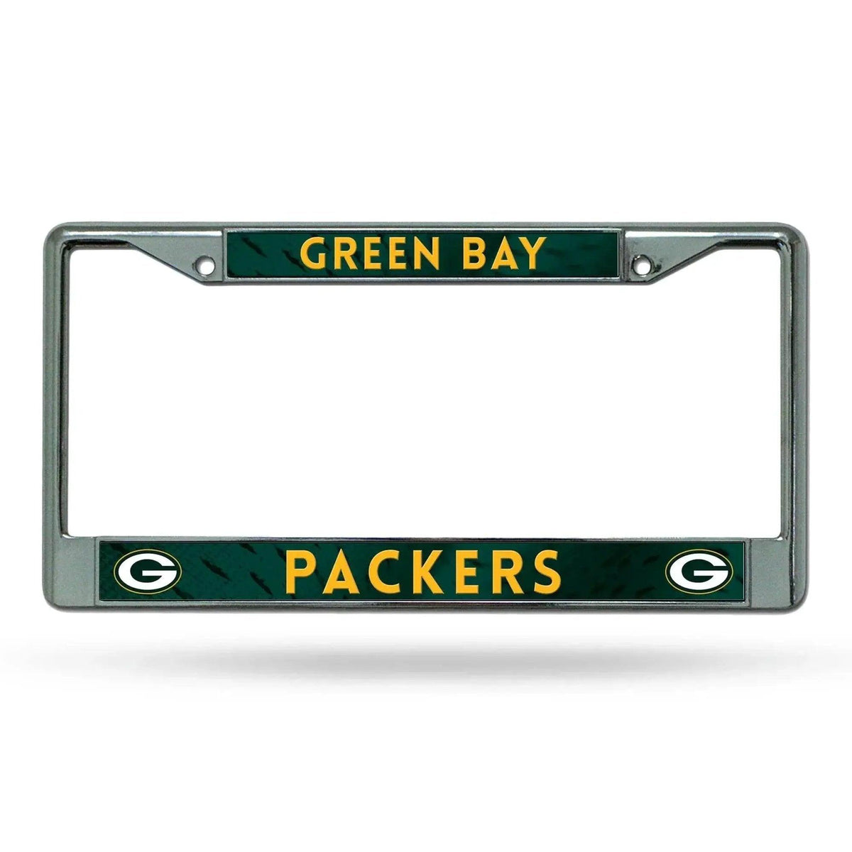 Green Bay Packers License Plate Frame Chrome Printed Insert - ToylandEU™