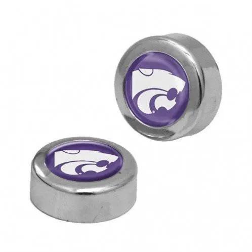 Kansas State Wildcats Domed Screw Caps License Plate Frame - ToylandEU™