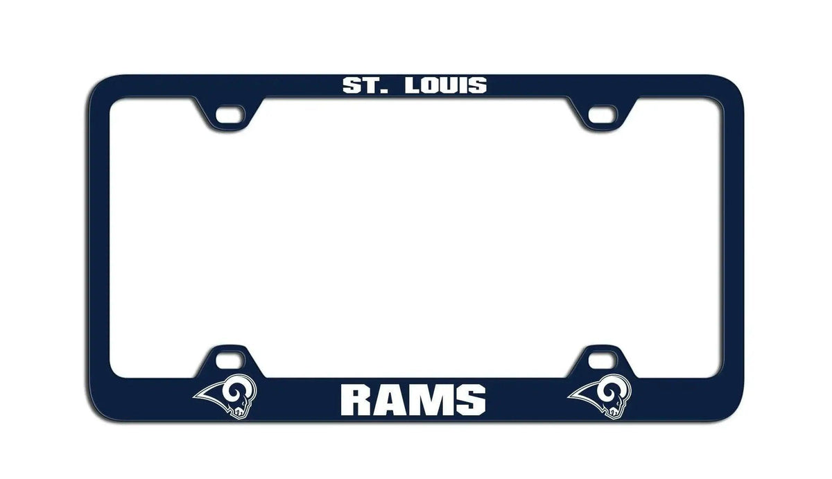 Los Angeles Rams License Plate Frame Laser Cut Blue - ToylandEU™