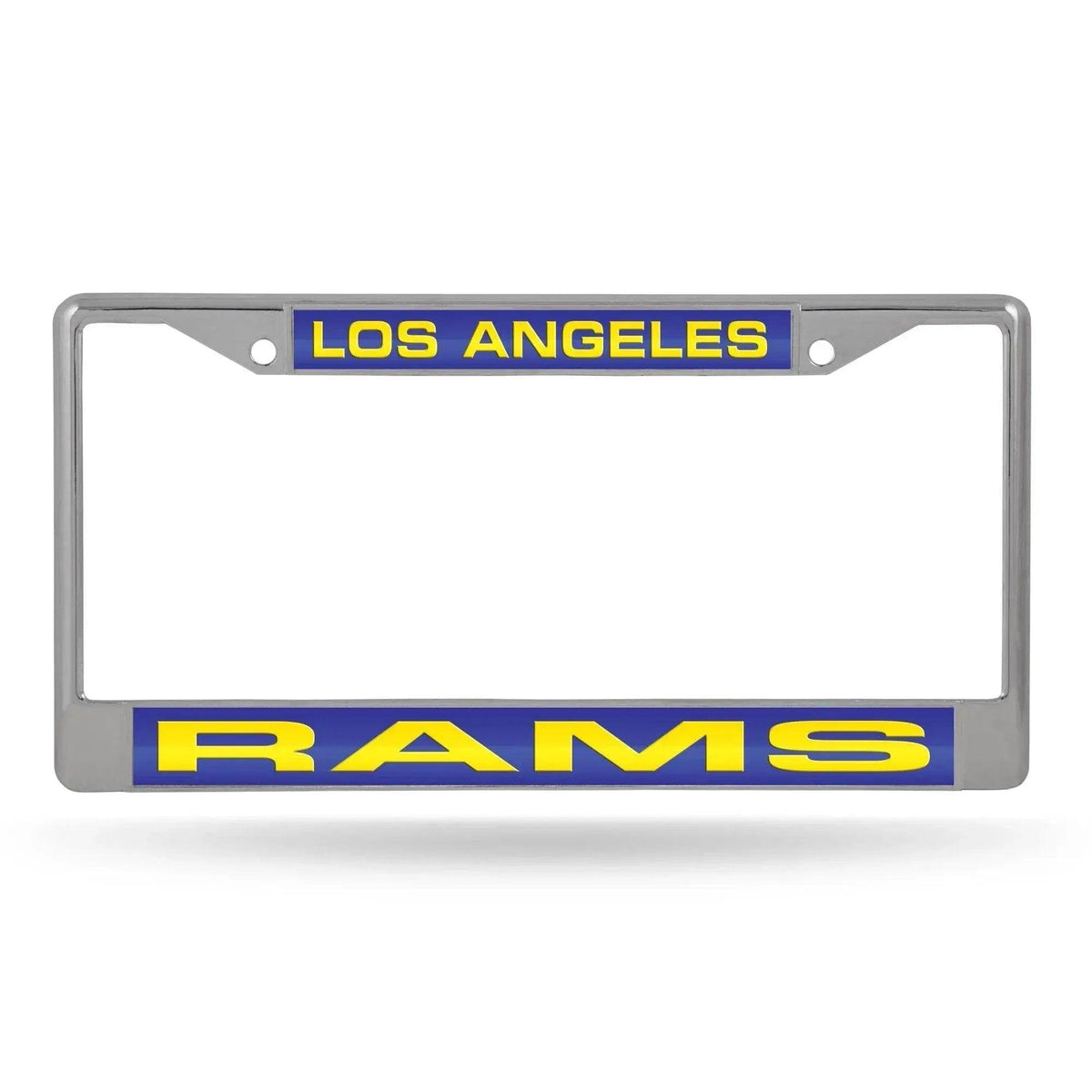 Los Angeles Rams License Plate Frame Laser Cut Chrome - ToylandEU™