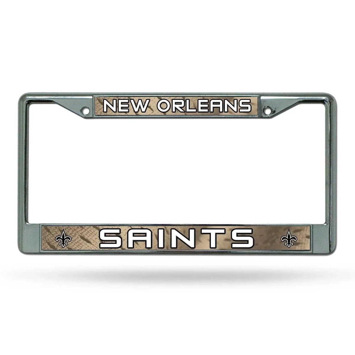 New Orleans Saints Chrome License Plate Frame With Insert - ToylandEU™