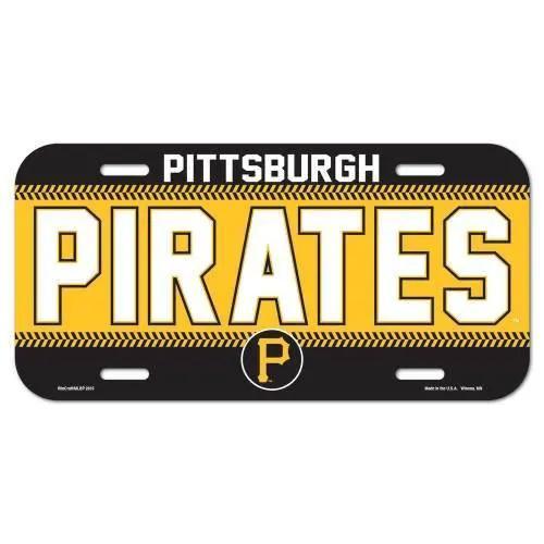 Pittsburgh Pirates Official License Plate Plastic Car Tag - ToylandEU™
