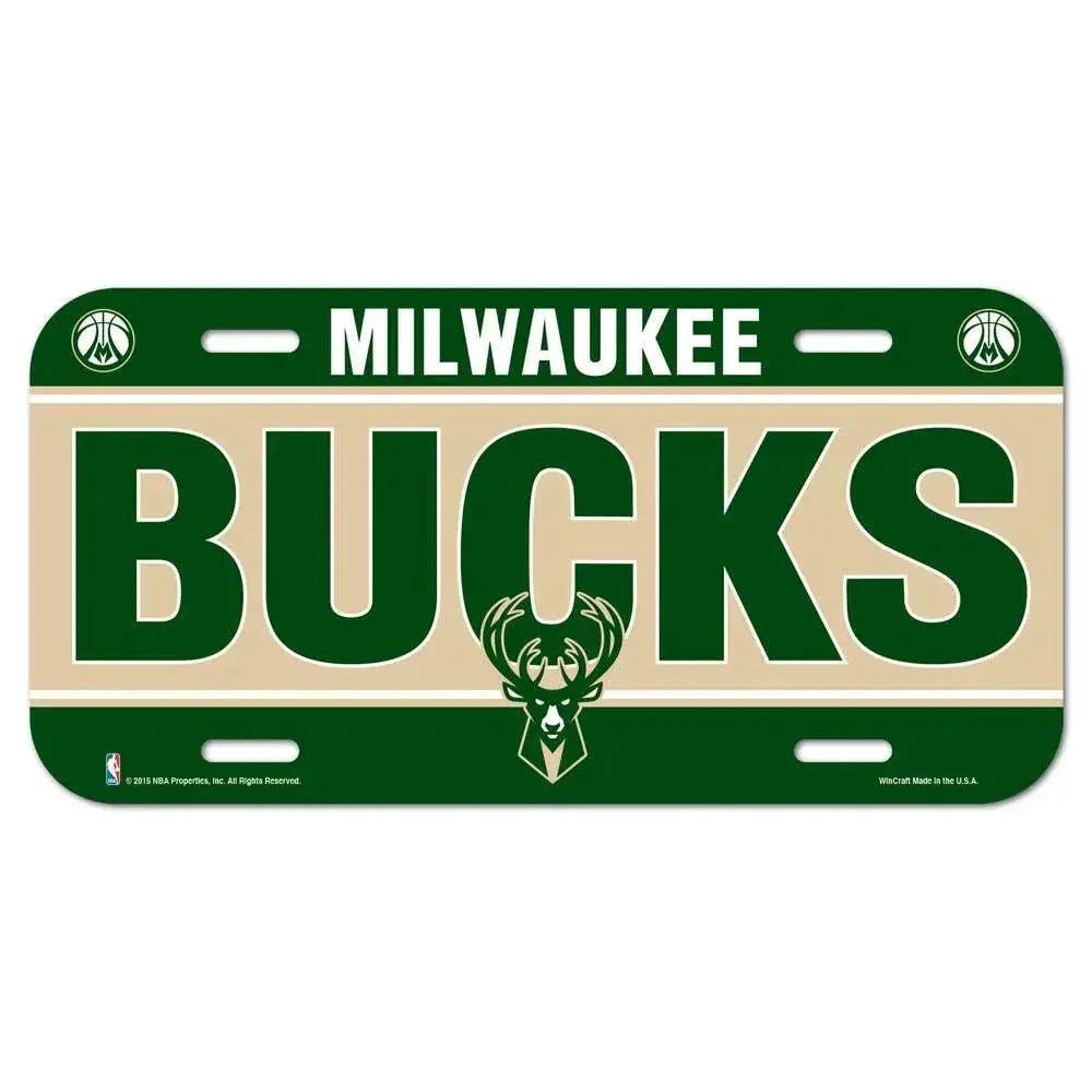 Milwaukee Bucks Officially Licensed License Plate Plastic - ToylandEU™
