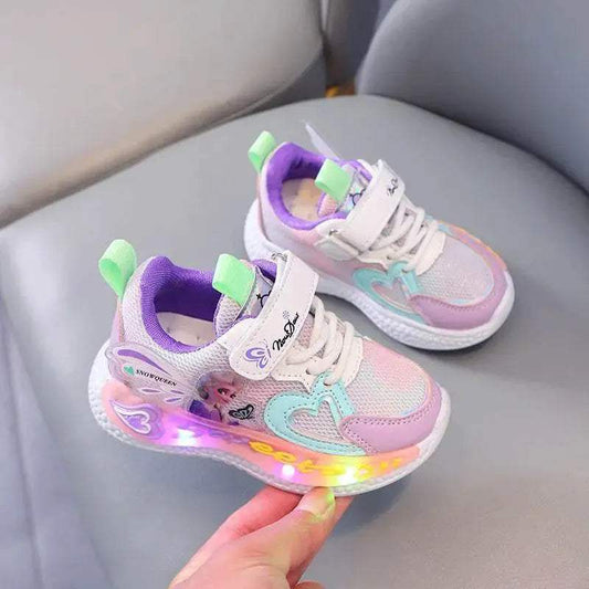Licensed Disney Sneakers Light Up For Girls Casual Wear - ToylandEU