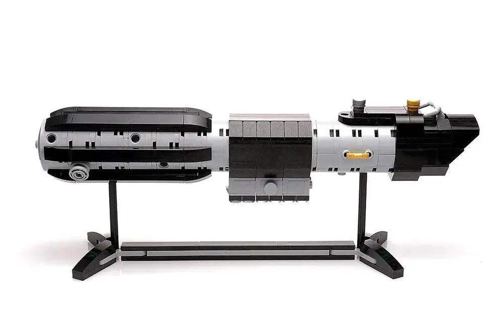 Life Size Darth Vader Lightsaber Lego Display with Stand - ToylandEU
