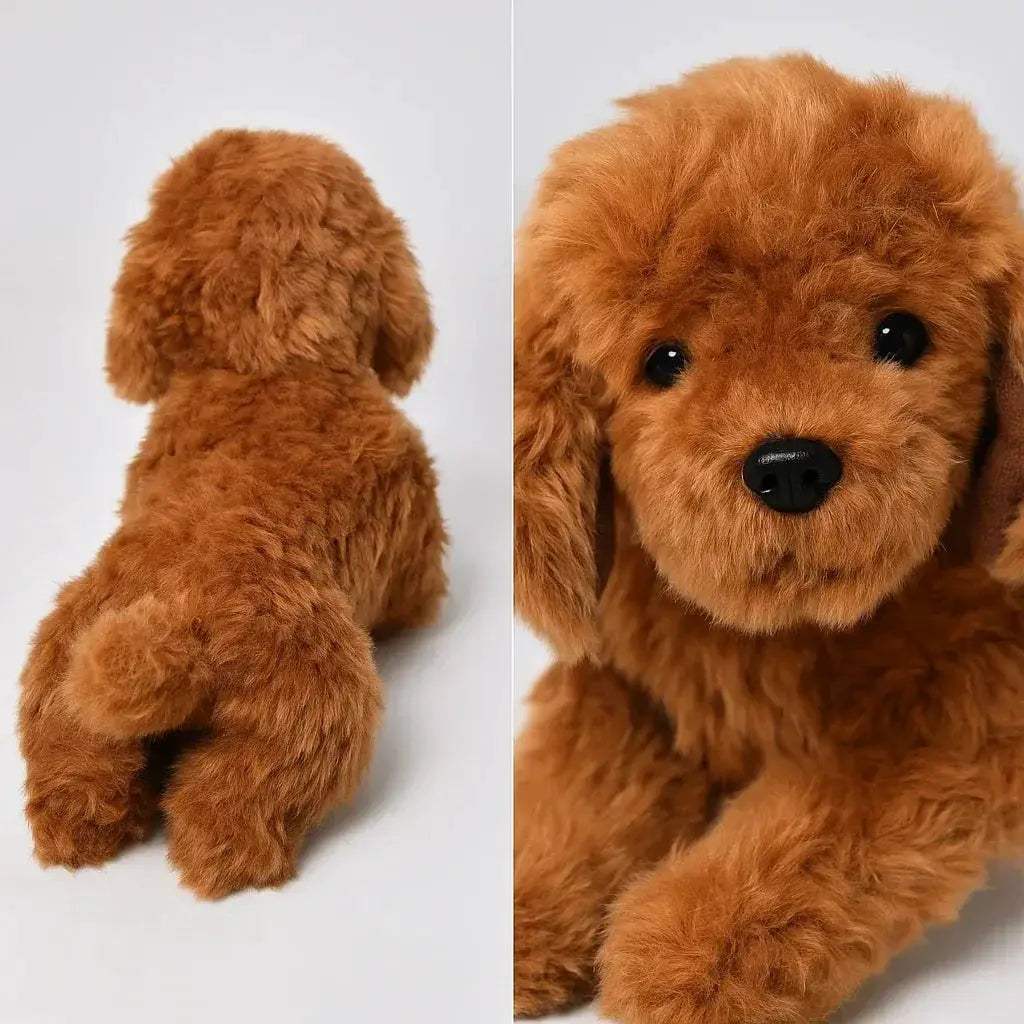 Lifelike Dog Plush Toy Large 15.7 Inch Soothing Hug - ToylandEU