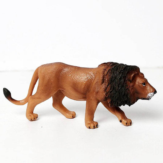 Lifelike Lion Figurine Simulated Plastic Educational Use - ToylandEU