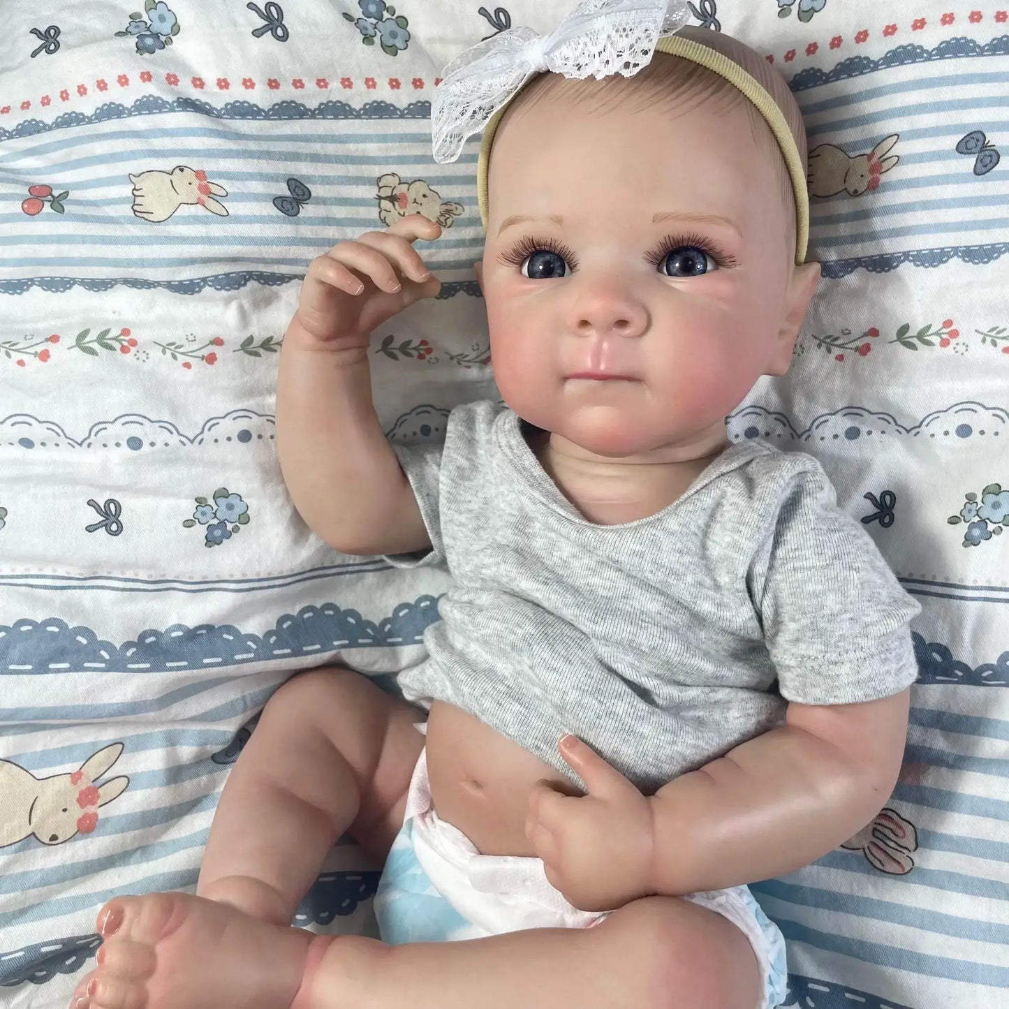Lifelike Reborn Baby Doll Full Vinyl 18in Toyland EU - ToylandEU™
