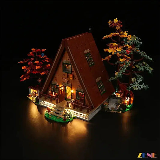 MOC Light Kit for LEGO A-Frame Cabin #21338 - ToylandEU