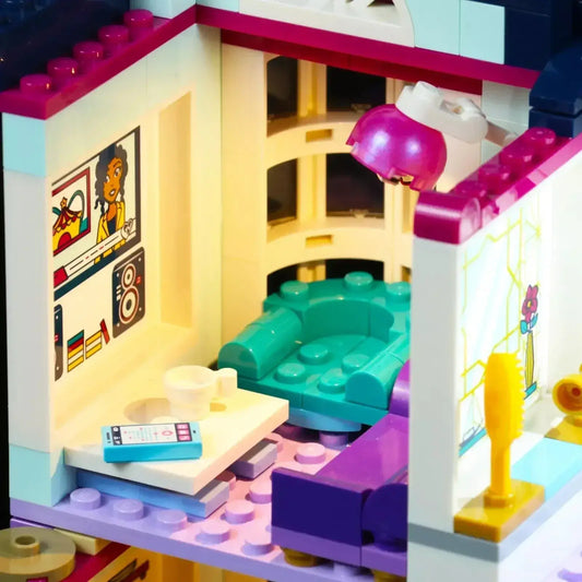 MOC LEGO Andrea's Family House Light Kit With Easy Install - ToylandEU