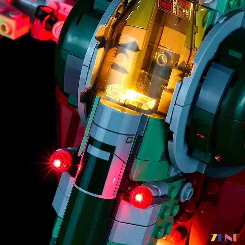 MOC LEGO Light Kit For Boba Fett Starship 75312 Easy Install - ToylandEU