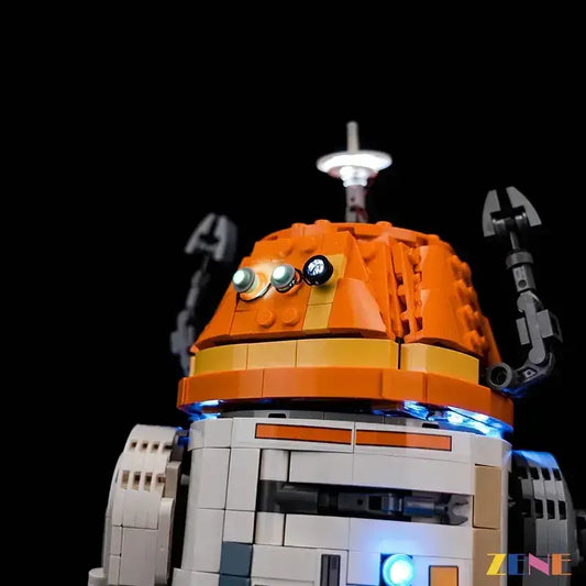 MOC LEGO Chopper Light Kit LED Brightens Astromech Droid Details 75416 - ToylandEU